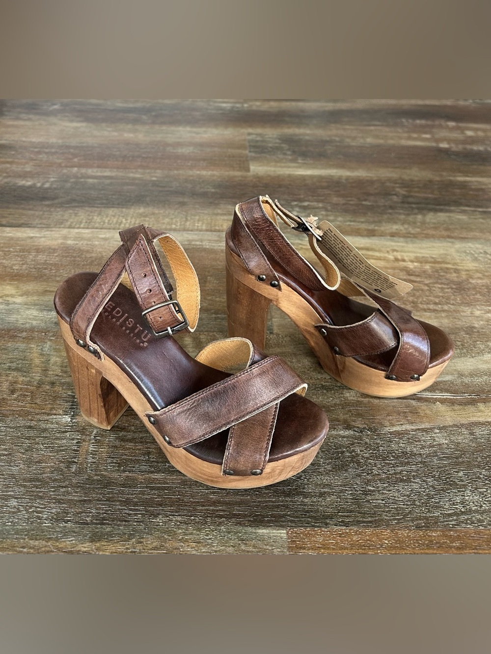Bed Stu Madeline Platform Heels Size 7